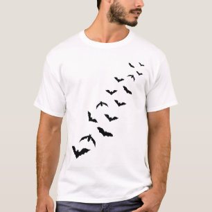 T-shirt De nombreuses silhouettes de chauves-souris Design