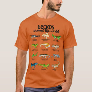 T-shirt De nombreux geckos geckos du monde