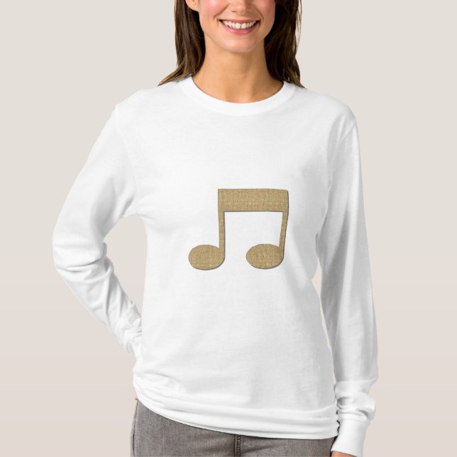 T-shirt de note de musique (Devant)