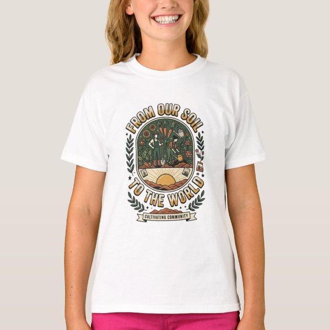 T-shirt De Notre Terre Au Monde (Devant)
