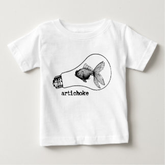 T-shirt de nourrisson d'ampoule de poissons