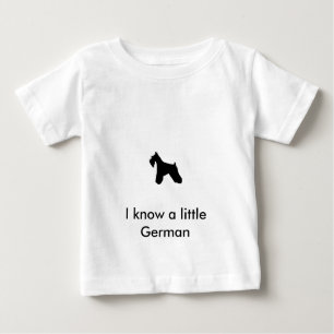 T-shirt de nourrisson de Schnauzer miniature