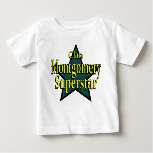 T-shirt de nourrisson de superstar de Montgomery
