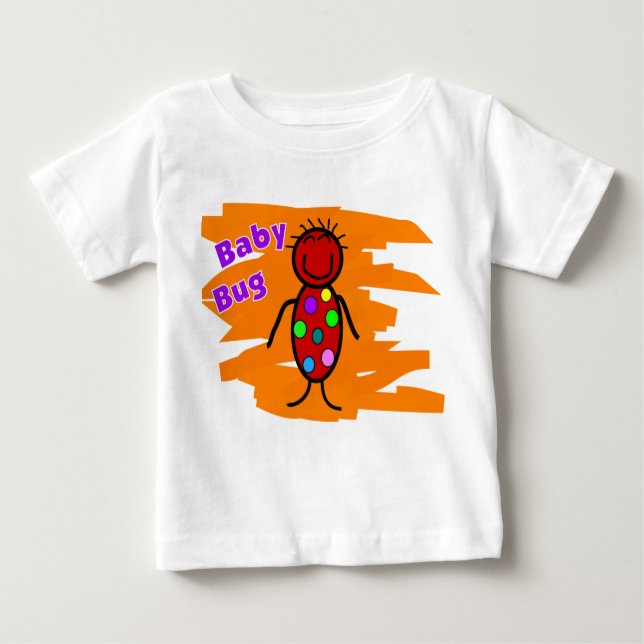 T-shirt de nourrisson d'insecte de (Devant)