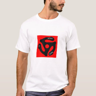 T-shirt De nouveau au rouge mono de chemise de 45
