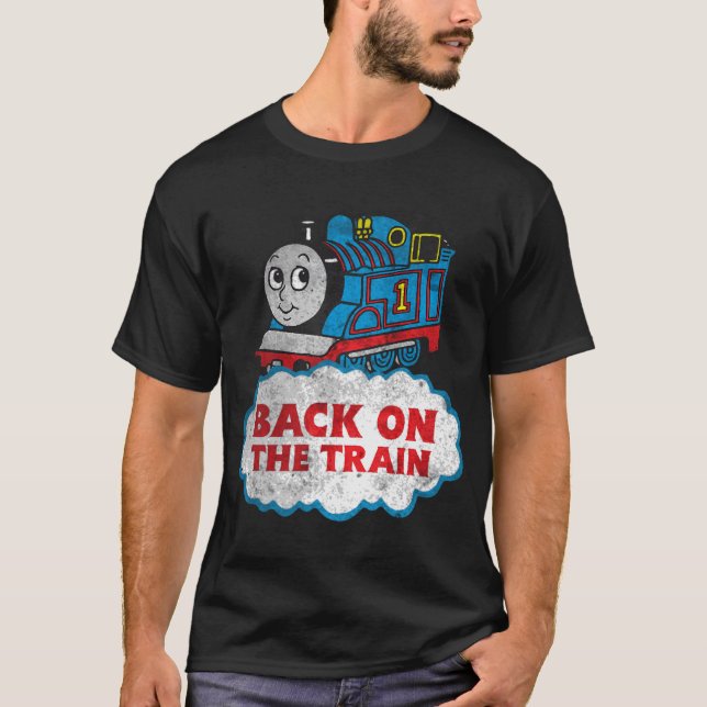 T-shirt De nouveau dans le train (Devant)