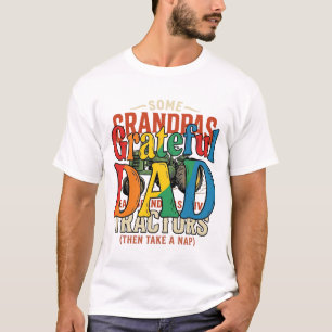 T-shirt de nuit de ferme vintage tracteur grand-pè