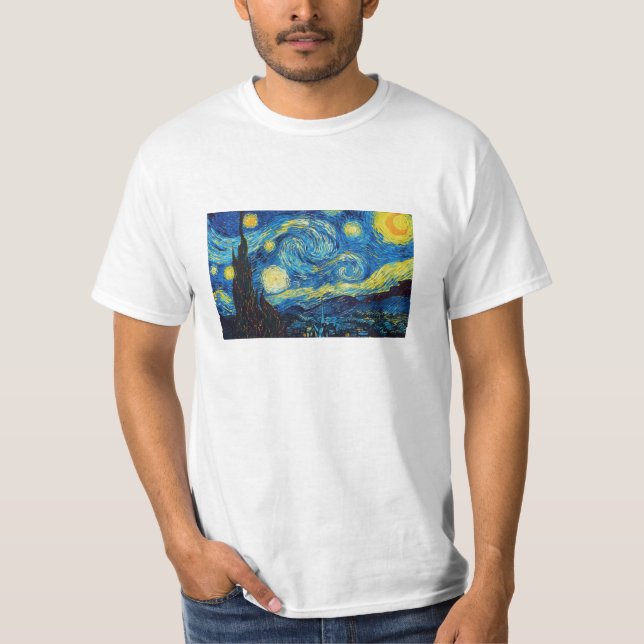 T-shirt de nuit étoilée de Van Gogh (Devant)