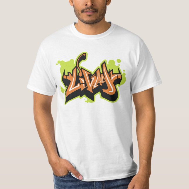 T-shirt de Paintball de graffiti de Livan (Devant)