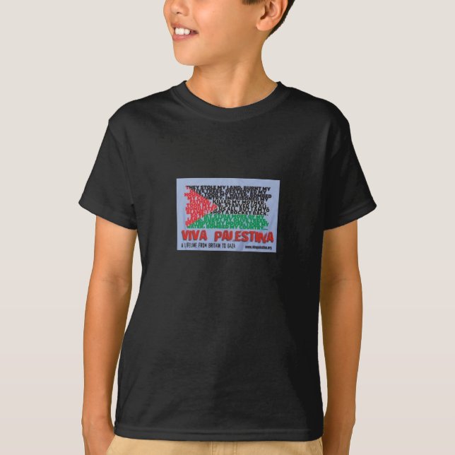 T-shirt de Palestina de vivats (Devant)
