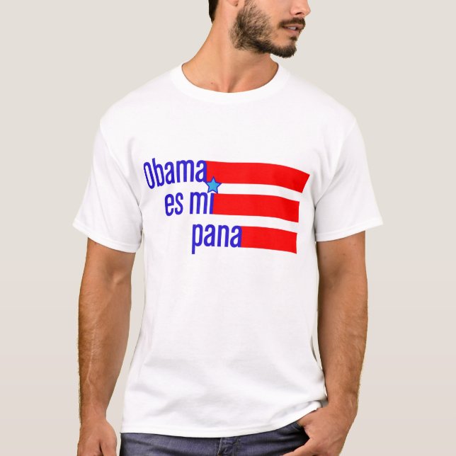 T-shirt de pana d'Obama es MI (Devant)