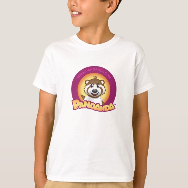 T-shirt de Pandanda d'enfants (Devant)