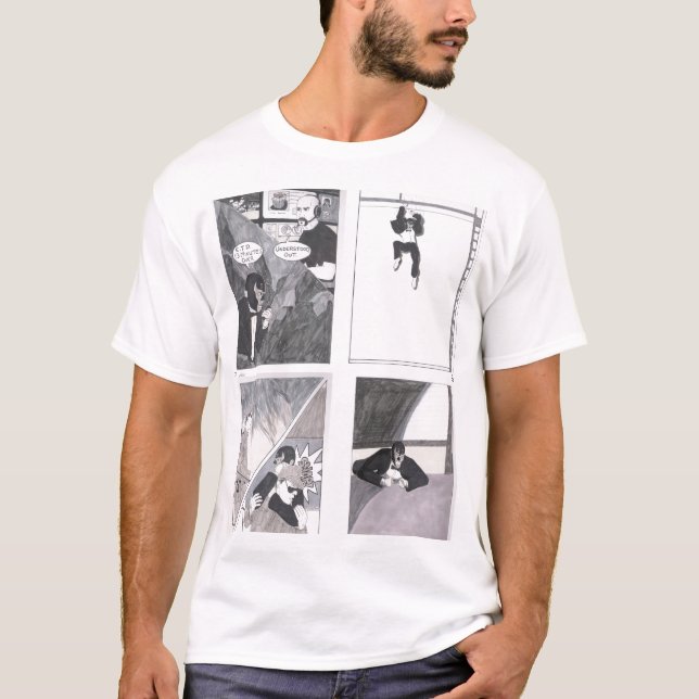 T-shirt de panneau "de mambo noir d'Ops" (Devant)