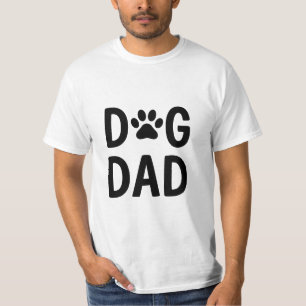 T-shirt de papa chien minimaliste Ty dessiné à l