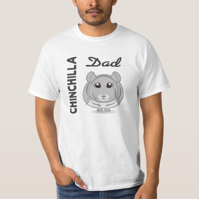 T-shirt de papa de chinchilla (Devant)
