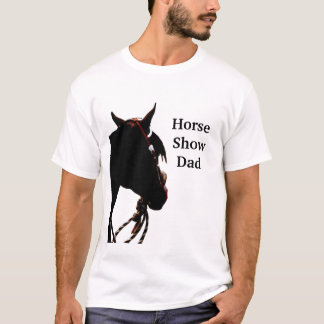 T-shirt de papa de concours hippique