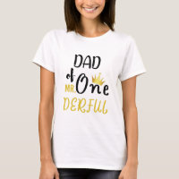T-shirt de Papa de MR Onederful Funny pour 1er Ann