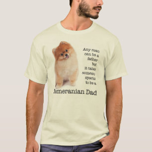 T-shirt de papa de Pomeranian