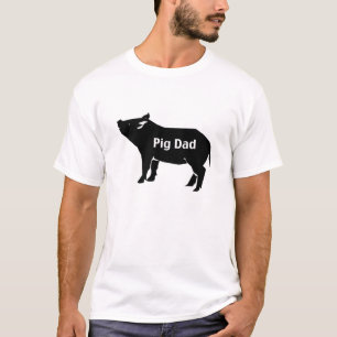 T-shirt de papa de porc