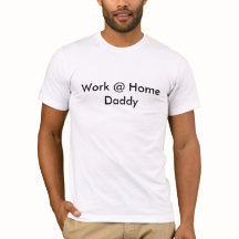 T-shirt de papa de travail à la maison