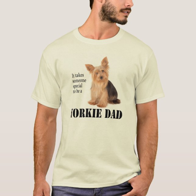 T-shirt de papa de Yorkie (Devant)