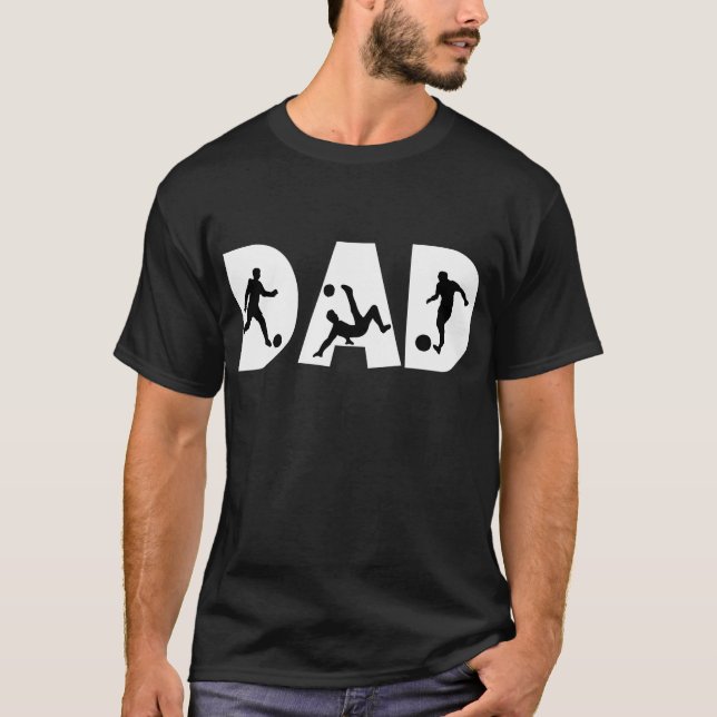 T-shirt de papa du football (Devant)