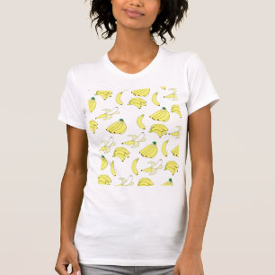 T-shirt de papier peint de banane