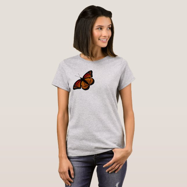 T-shirt de papillon de monarque (Devant entier)