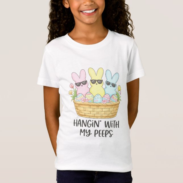 T-Shirt de Pâques Rétro Groovy (Devant)