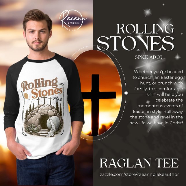 T-Shirt de Pâques "Rolling Stones depuis l'an 33" (Créateur téléchargé)