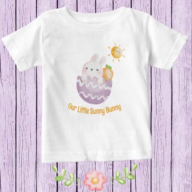 T-shirt de Pâques Sunny Bunny Baby (Créateur téléchargé)