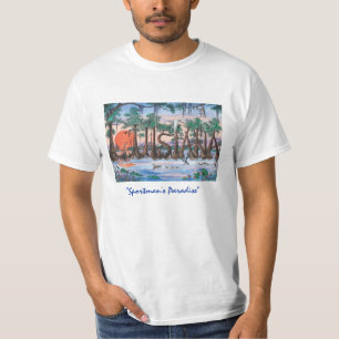 T-shirt de paradis de la Louisiane Sportman