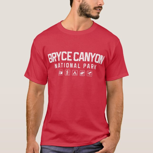 T-shirt de parc national de canyon de Bryce (Devant)