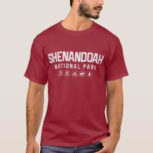 T-shirt de parc national de Shenandoah (foncé)