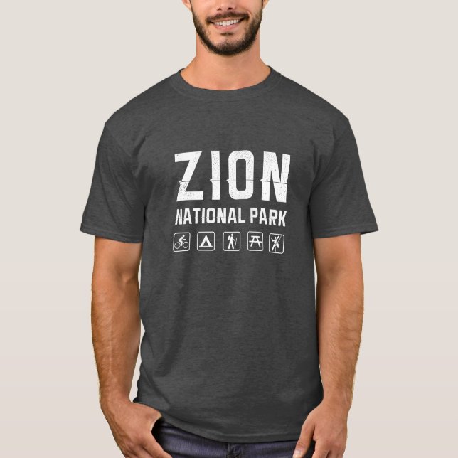 T-shirt de parc national de Zion (Utah) - (Devant)