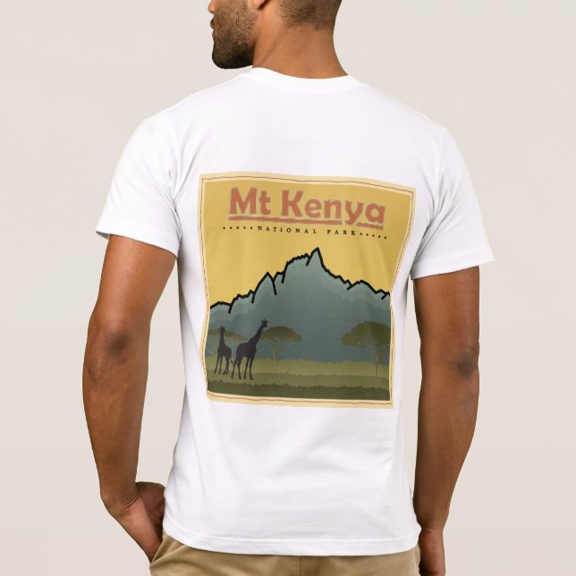 T-shirt de parc national du Kenya (Dos)