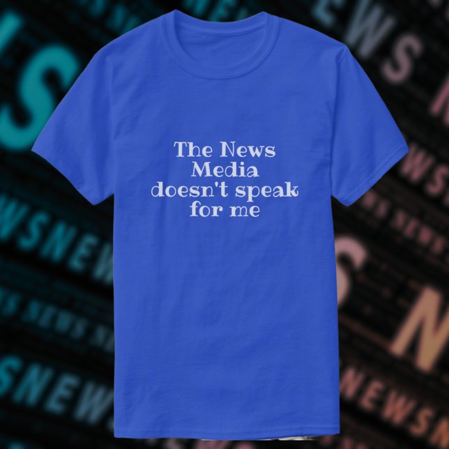 T-shirt de partialité des médias traditionnels (Créateur téléchargé)