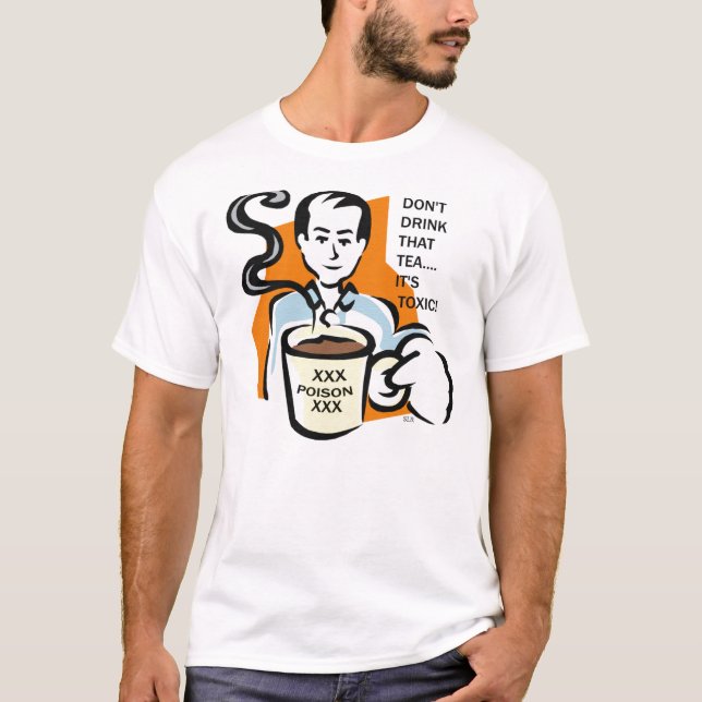 T-shirt de partie d'anti-thé (Devant)