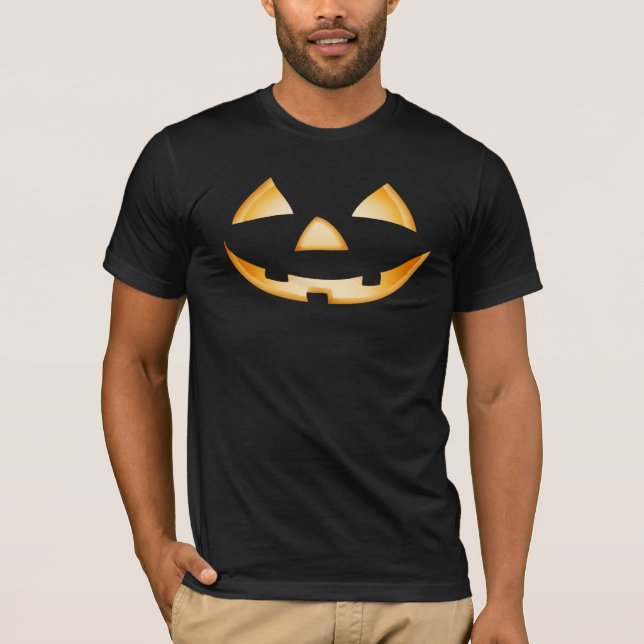 T-shirt de partie de Halloween de visage de (Devant)