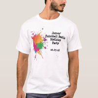 T-shirt de partie de Paintball
