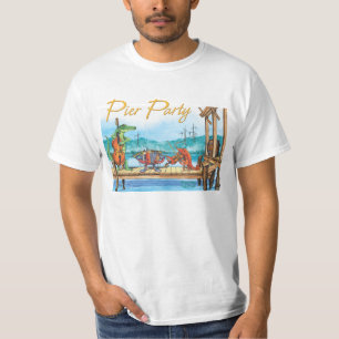 T-shirt de partie de pilier