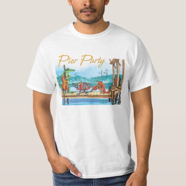 T-shirt de partie de pilier (Devant)