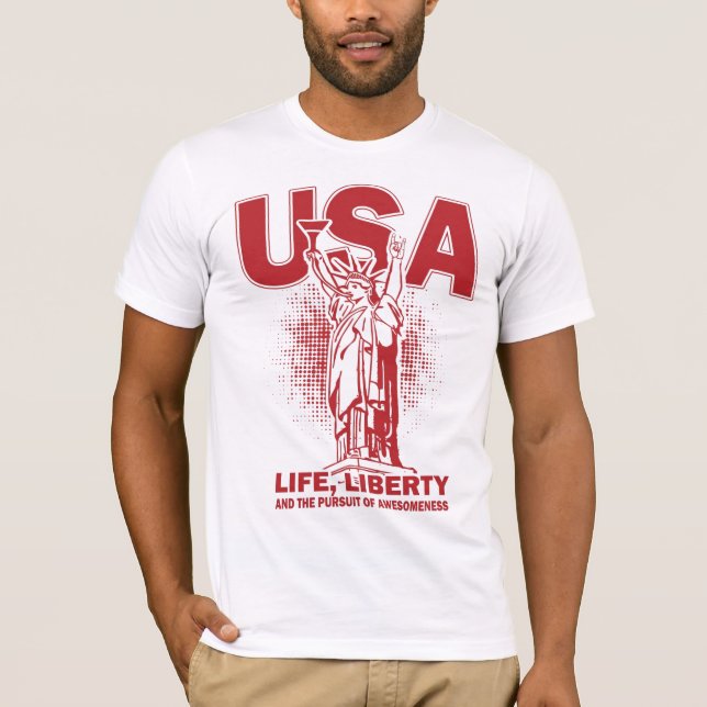 T-shirt de partie des Etats-Unis (Devant)