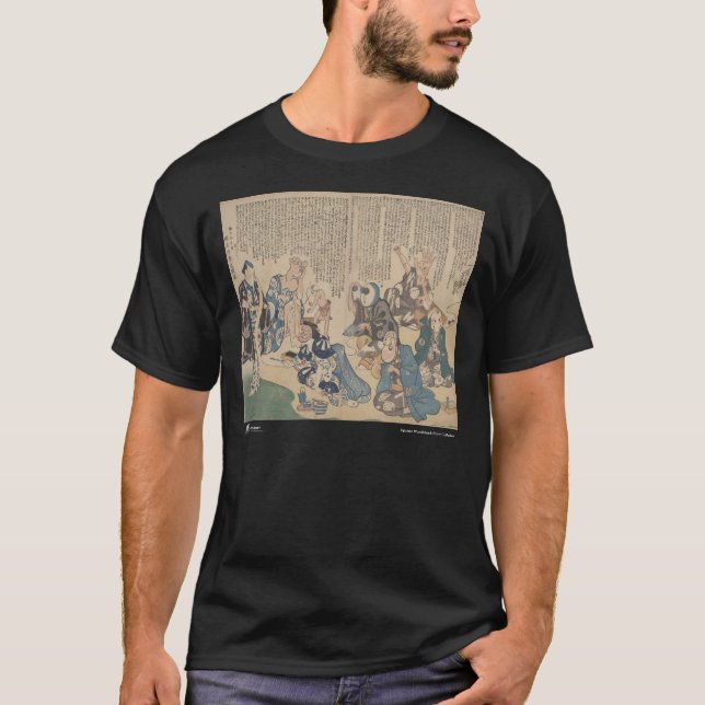 T-shirt de parties du corps, noir (Devant)