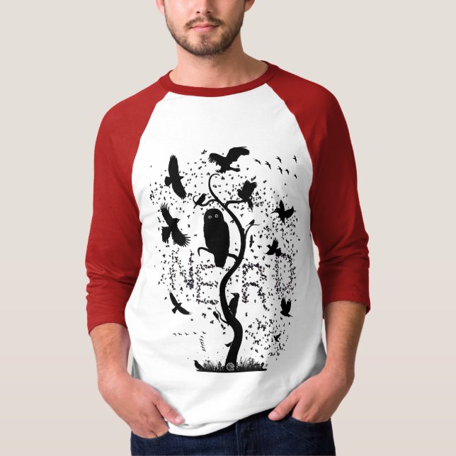 T-Shirt de passionné d'oiseaux (Devant)