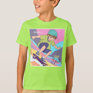 T-shirt de patinage artistique pour garçon HAMbyWG