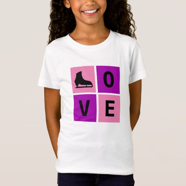 T-shirt de patinage sur glace (patinage artistique (Devant)