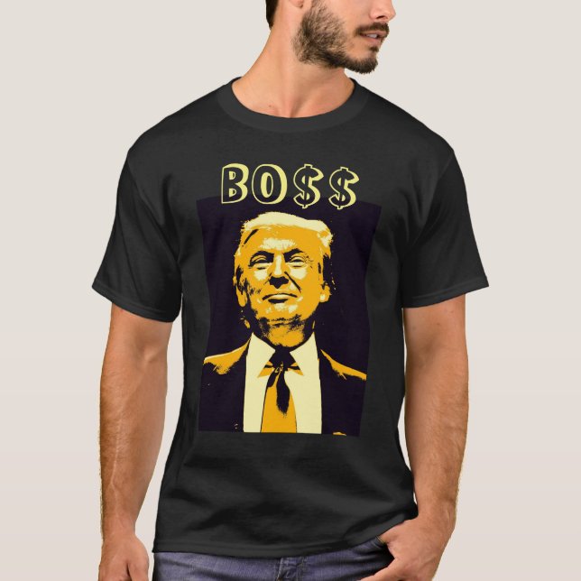 T-shirt de patron de Donald Trump (Devant)