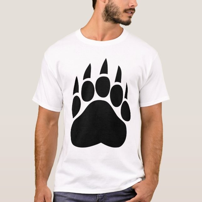 T-shirt de patte de fierté d'ours (Devant)
