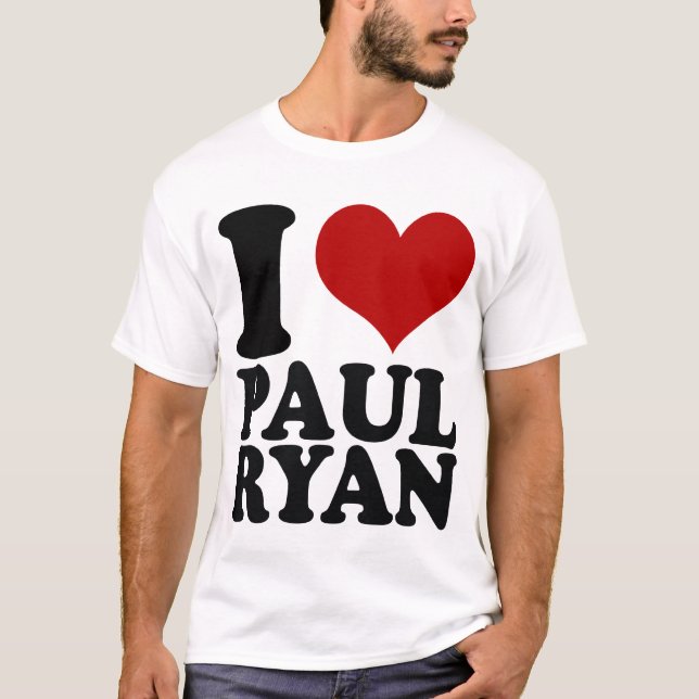 T-shirt de Paul Ryan du coeur I (Devant)
